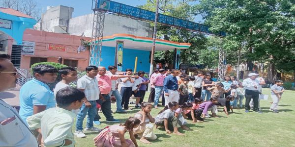 डॉ भीमराव अंबेडकर खेलकूद प्रतियोगिता में बढ़-चढ़कर बच्चों ने किया प्रतिभाग