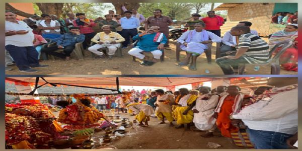 पारंपरिक बाली मेला में शामिल हुए कांग्रेस विधायक लखेश्वर बघेल