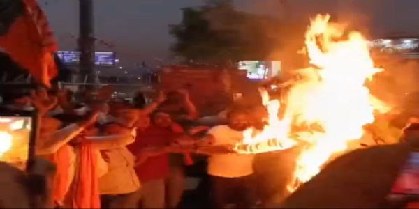 पूर्वी सिंहभूम में भाजपा ने मुख्यमंत्री का फूंका पुतला