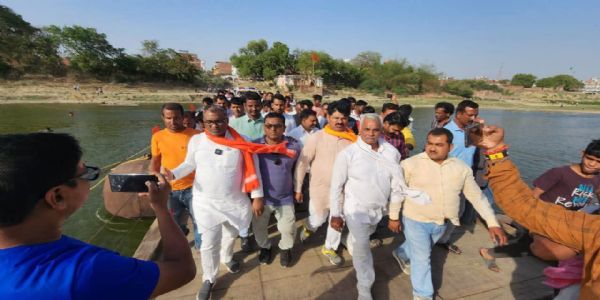 जौनपुर में प्लाटून पुल का लोकार्पण, शहरी क्षेत्र को जाम से मिलेगी राहत