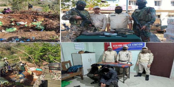 मणिपुर : पुलिस अभियानों में कई बंकर नष्ट, ड्रग्स और हथियार बरामद