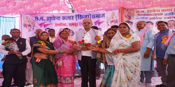 समाज की शक्ति संगठन और सेवा में है : सांसद बृजमोहन अग्रवाल