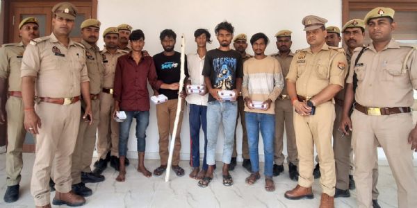 युवक की हत्या में फरार पांच आरोपित गिरफ्तार