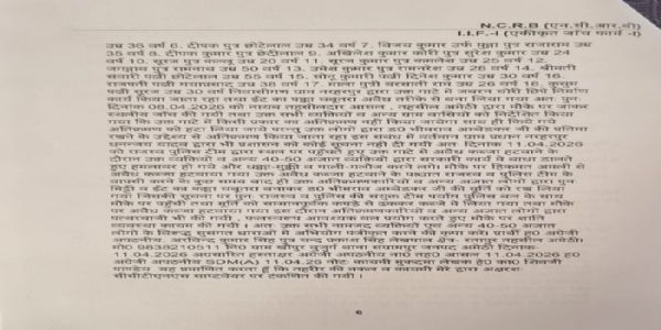 (अपडेट) सरकारी भूमि कब्जा करने और बवाल मामले में 19 नामजद सहित 50 अज्ञात उपद्रवियों पर मुकदमा दर्ज