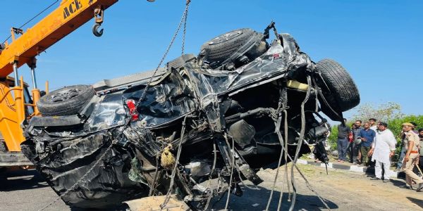 थार ट्रेलर के नीचे घुसने से एक की मौत