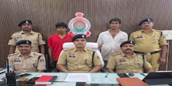 27 हजार के चाेरी के सामान के साथ दो आरोपित गिरफ्तार