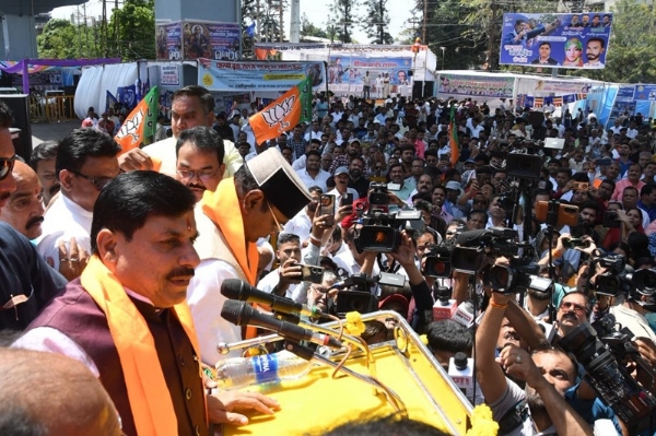 मुख्यमंत्री डॉ. मोहन यादव ने डॉ. भीमराव अंबेडकर की जयंती पर भोपाल में कार्यक्रम को संबोधित किया