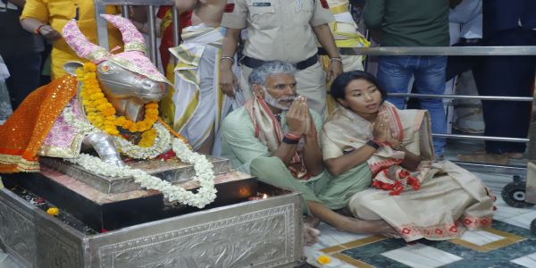 मिलिंद सोमन ने किए महाकाल दर्शन