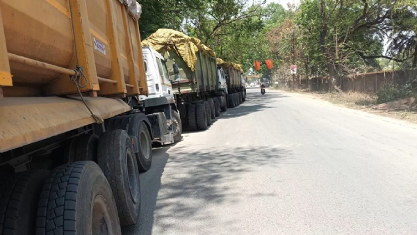 ओवरलोड फ्लाईएश के वाहन