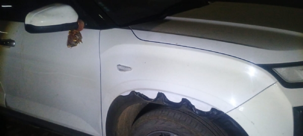 फल दुकान में लगी आग