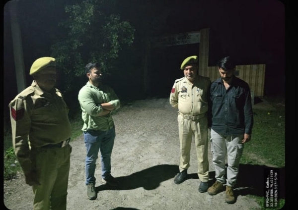 Chitta smuggler arrested in Kathua, 10.58 grams of heroin recovered