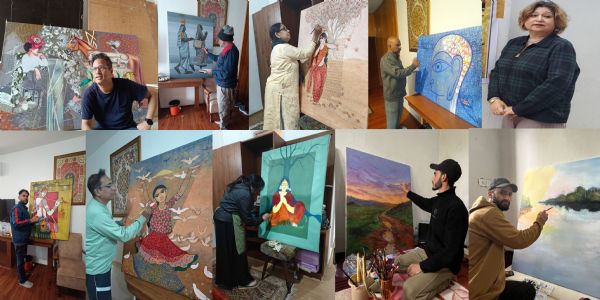 जश्न-ए-बहार राष्ट्रीय कला कार्यशाला में देशभर के कलाकारों का संगम