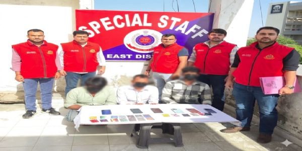 चीनी टेलीग्राम चैनल से जुड़े ठग गिरोह का पर्दाफाश, बैंक कर्मचारी समेत तीन गिरफ्तार