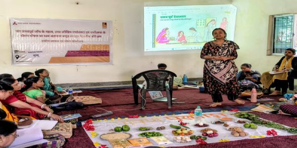 मुरहू में मातृ स्वास्थ्य और पोषण पर प्रशिक्षण आयोजित