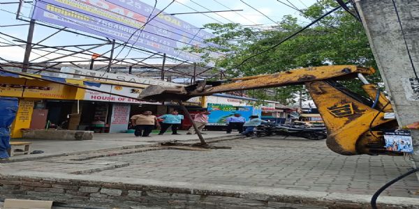 नगर निगम ने नामकुम और डोरंडा इलाके में हटाया अतिक्रमण