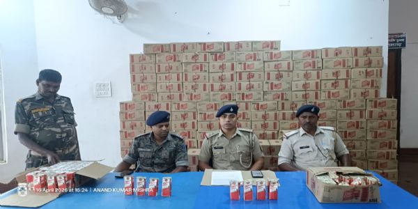पुलिस ने 180 पेटी अवैध विदेशी शराब किया जब्त
