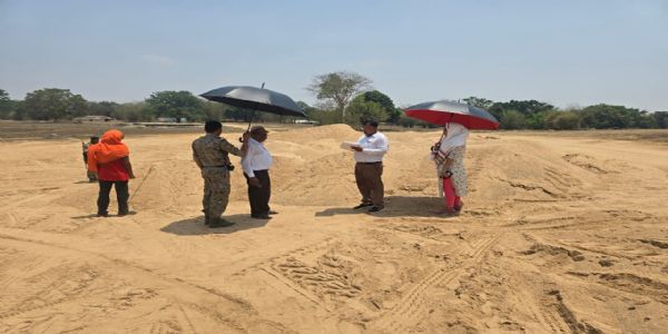 जिला टास्क फोर्स की छापेमारी में 30 हजार घनफीट बालू जब्त