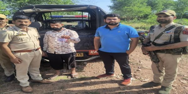 8.44 ग्राम चिट्टे के साथ एक नशा तस्कर गिरफ्तार