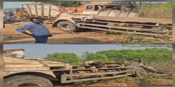 ट्रक व माज़दा वाहन की टक्कर में दो मजदूरों की हुई मौत, तीन गंभीर