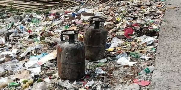 गैस सिलेंडर लीक होने से बिरयानी दुकान में लगी आग