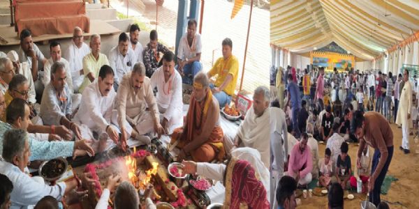 मथुरा : श्रीराम कथा का हवन-यज्ञ एवं विशाल भंडारा के साथ हुआ समापन