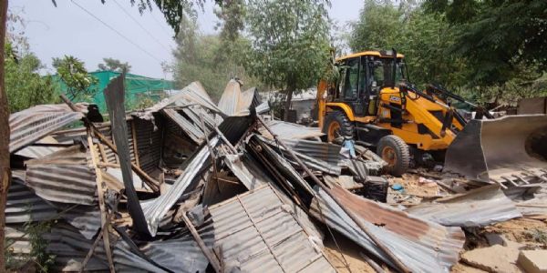 गुरुग्राम: पुलिस ने माफिया से मुक्त कराई सरकारी संपत्ति