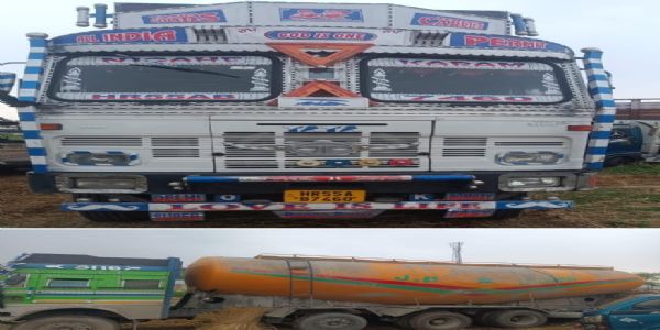 सीमेंट बल्कर टैंकर में गो-तस्करी प्रयास विफल, 15 पशु मुक्त करवाए