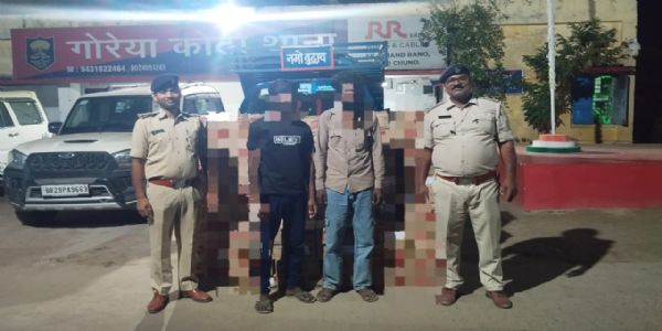 नशा मुक्त अभियान के तहत 1218 लीटर विदेशी शराब के साथ 2 तस्कर गिरफ्तार