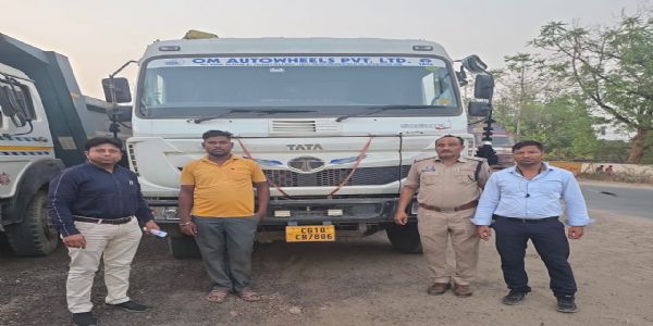 अवैध रेत उत्खनन एवं परिवहन पर प्रशासन की बड़ी कार्रवाई, चार ट्रैक्टर एवं 10 हाईवा जब्त