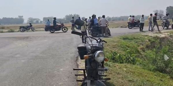 सड़क दुर्घटना में मोपेड सवार की मौत