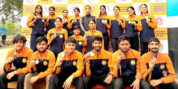 पतंजलि विश्वविद्यालय के खिलाड़ियों का उत्कृष्ट प्रदर्शन, थांग-टा प्रतियोगिता में जीते 17 पदक