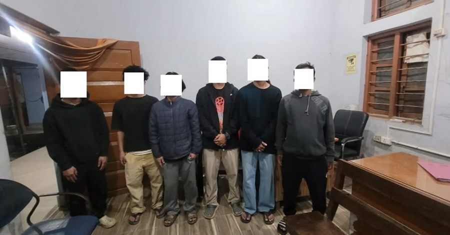 मणिपुरः -दस दो पहिया वाहनों के साथ गिरफ्तार छह आरोपित