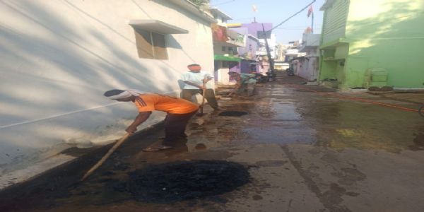 स्वच्छता सर्वेक्षण से पहले शहर में सफाई अभियान शुरू