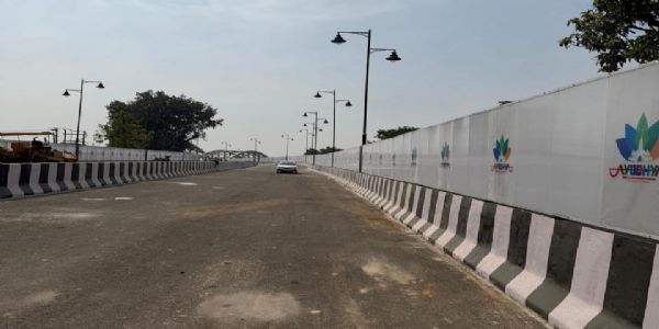 मोदहा आरओबी की दो लेन पर यातायात चालू