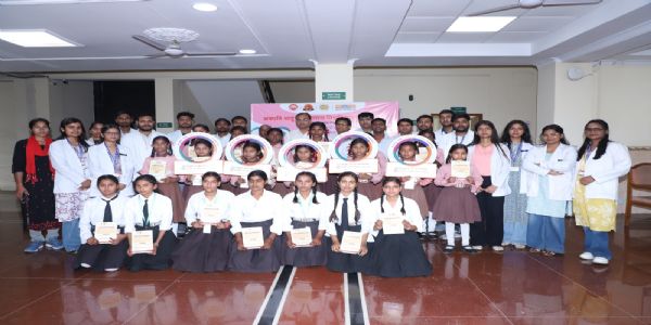 सीएसजेएमयू में सर्वाइकल कैंसर बचाव अभियान, 79 किशोरियों को लगा निःशुल्क टीका : कुलपति