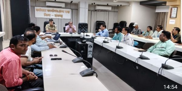 राजगढ़ः बैंकों की सुरक्षा को लेकर कलेक्टर एवं एसपी की अध्यक्षता में बैठक आयोजित