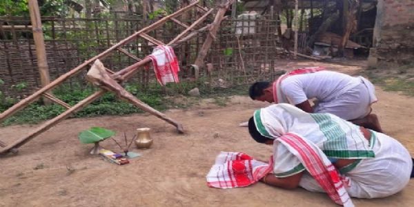 रंगाली बिहू के पांचवें दिन मनाया जा रहा नांगल बिहू