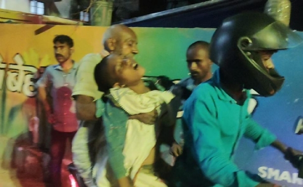 मृतक के साथ परिजन