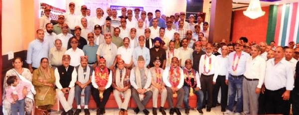 इंडियन एक्स सर्विसेज़ लीग, हिमाचल प्रदेश, तहसील बल्ह की कार्यकारिणी के चुनाव के दौरान।