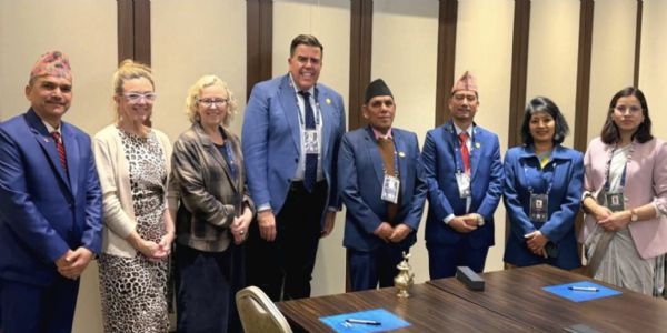 नेपाली संसद के राष्ट्रीय सभा अध्यक्ष तथा ऑस्ट्रेलिया के स्पीकर के बीच मुलाकात