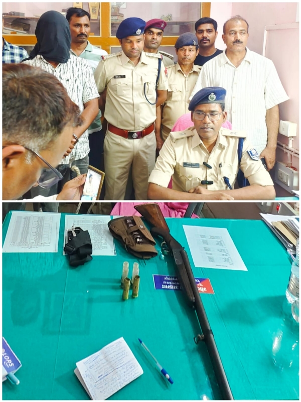 जानकारी देते रेल पुलिस