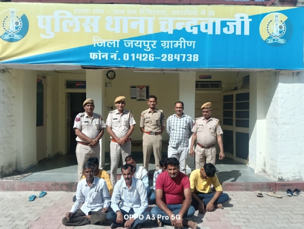 जयपुर ग्रामीण पुलिस का मेगा ऑपरेशन: 62 टीमों की ताबड़तोड़ कार्रवाई में 122 आरोपी गिरफ्तार