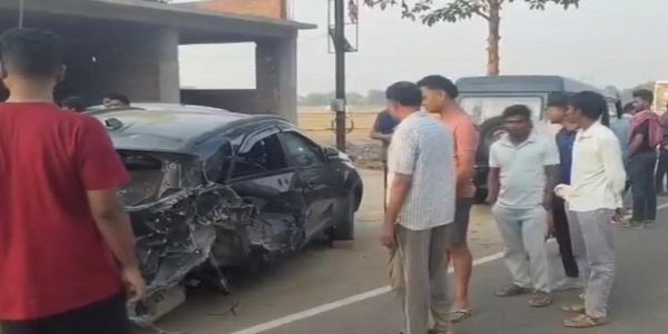 बालाघाटः टक्कर मारने के बाद कार को 70 मीटर घसीट ले गई आबकारी विभाग की बोलेरो, चालक की मौत