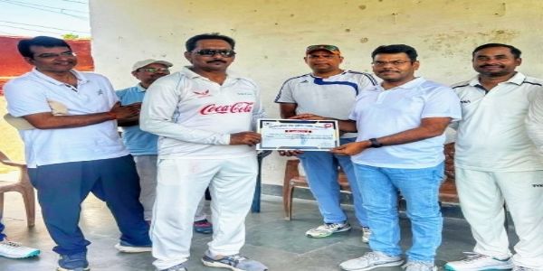 कलाम अली खान को मिला मैन ऑफ द मैच