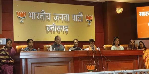 नारी शक्ति वंदन अधिनियम को लेकर भाजपा की पत्रकारवार्ता