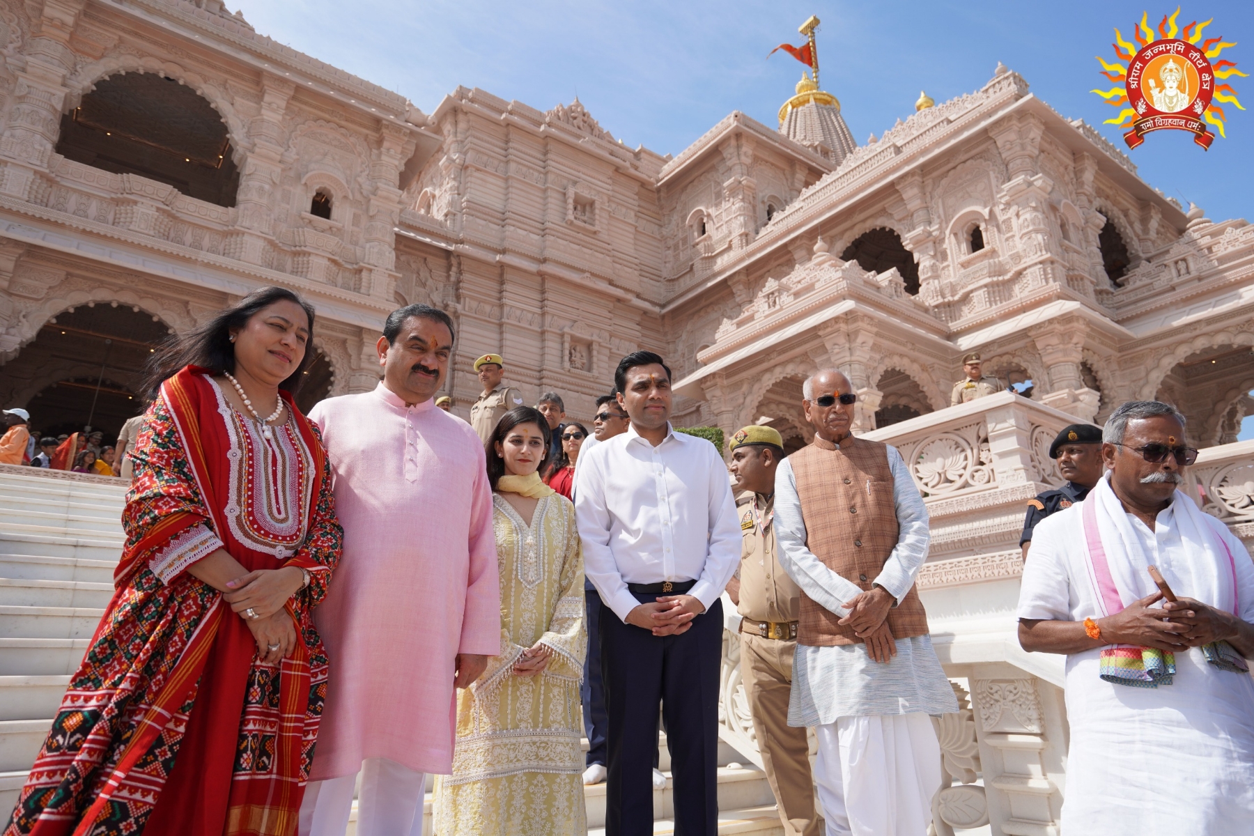 राम मंदिर में गौतम अडाणी