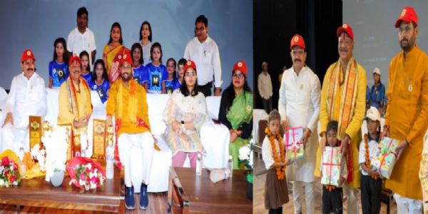 जिला पंचायत अध्यक्ष सहित विधायक ने नवप्रवेशी बच्चों को बांटी पुस्तक-चॉकलेट