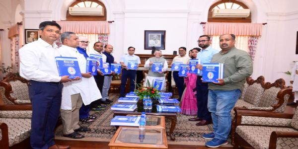 वैशारदी स्मृतिग्रंथ का राज्यपाल ने किया लोकार्पण