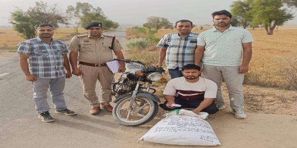 सिरसा: गांजा पत्ती व चूरापोस्त सहित दो तस्कर गिरफ्तार