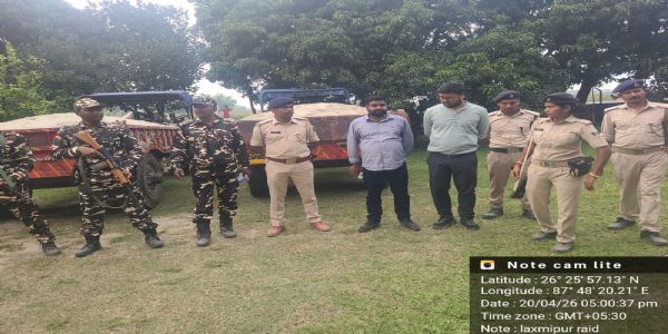 अवैध खनन के खिलाफ छापेमारी, तीन ट्रैक्टर जब्त, टीम को घेरने पर 30-40 लोगों पर होगी कार्रवाई